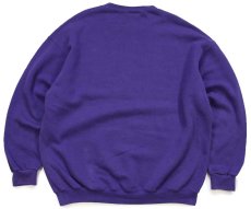 画像2: 90s USA製 Disneyディズニー Eeyoreイーヨー スウェット 紫 XL (2)