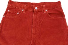画像4: 00s Levi'sリーバイス 505 コーデュロイパンツ レンガ W30 L30 (4)