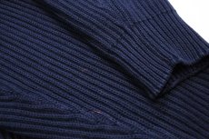 画像6: L.L.Bean 無地 コットンニット セーター 濃紺 XL-R (6)