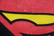画像5: 90s USA製 DC COMICS スーパーマン ロゴ スウェット 黒 XL (5)