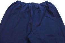 画像5: 16 米軍 U.S.NAVY RUNNING SUIT トレーニング ナイロンパンツ 紺 M/S★02 (5)