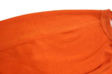 画像6: 70s USA製 Sportwear 無地 スウェット オレンジ M★ブランク (6)