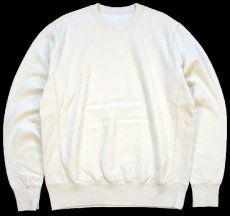 画像1: カナダ製 無地 コットン リバースウィーブ スウェット 生成り M★ブランク (1)