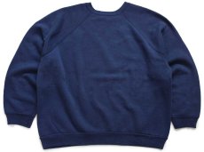 画像2: 80s USA製 DISCUS 無地 スウェット 紺 フェード XXL★特大 ブランク (2)
