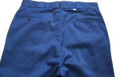 画像5: 80s USA製 Dickiesディッキーズ ワークパンツ 紺 W38 L29★874 (5)