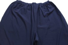 画像5: 16 米軍 U.S.NAVY RUNNING SUIT トレーニング ナイロンパンツ 紺 L/R★04 (5)
