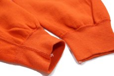 画像5: 70s USA製 Sportwear 無地 スウェット オレンジ M★ブランク (5)