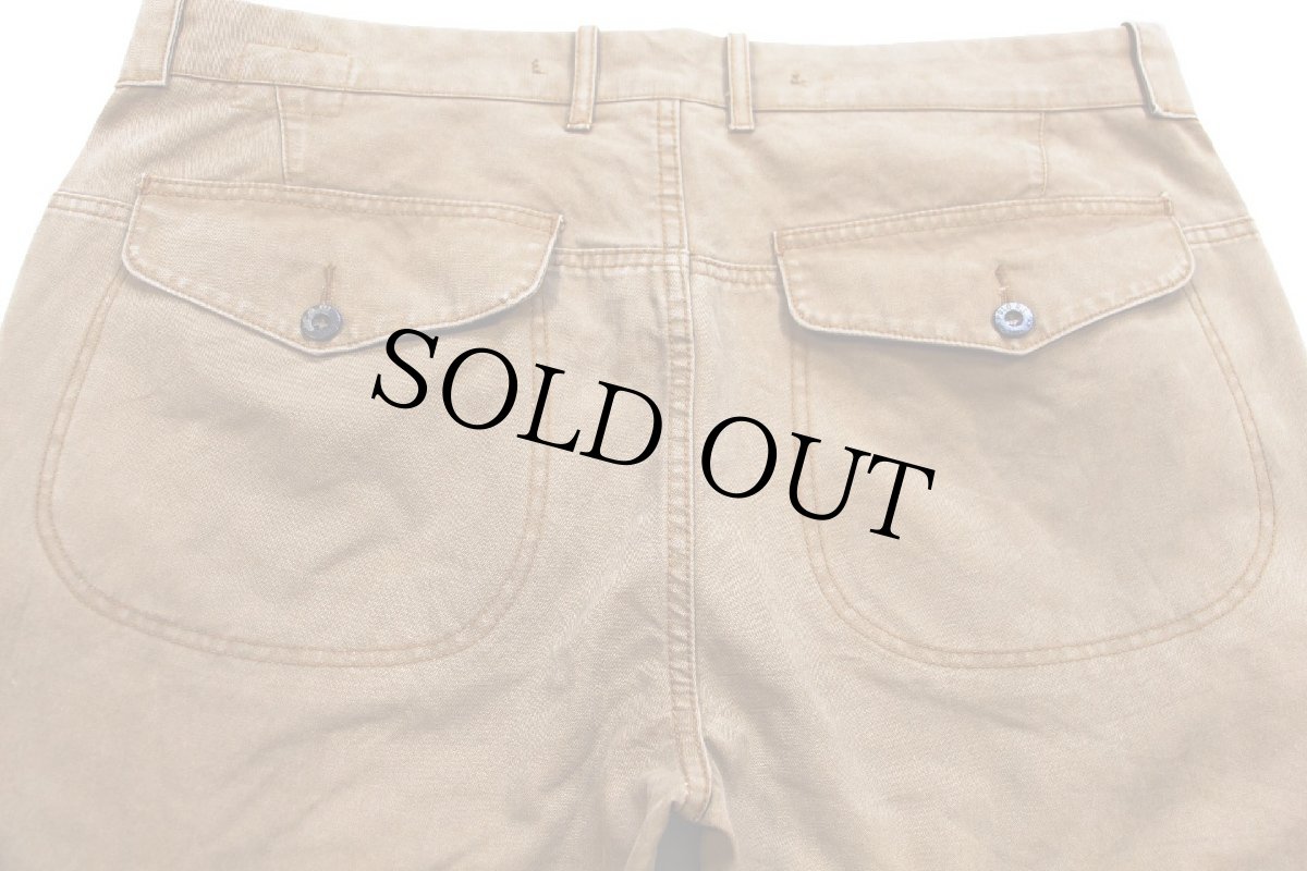 画像5: 00s ポロ ラルフローレン ダブルニー コットン ダック地 ワークパンツ 茶 W38★A (5)