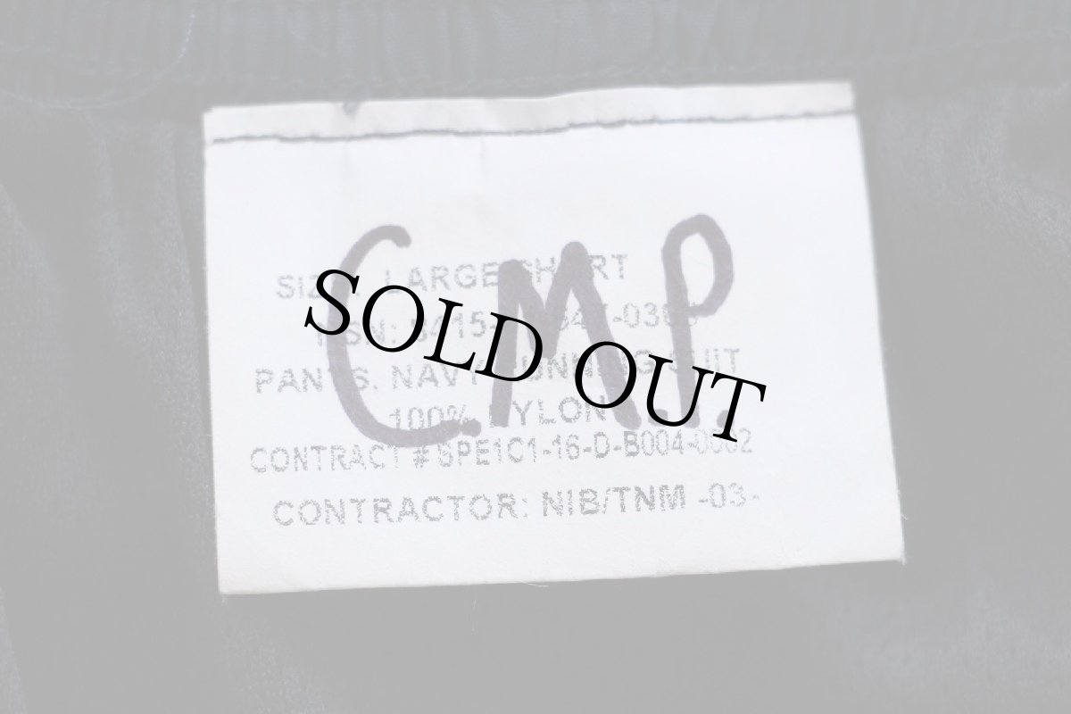 画像6: 16 米軍 U.S.NAVY RUNNING SUIT トレーニング ナイロンパンツ 紺 L/S★03 (6)