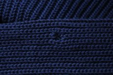 画像7: L.L.Bean 無地 ローゲージ コットンニット セーター 紺 XL-T (7)