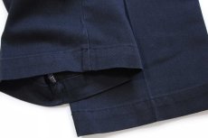 画像8: 80s USA製 Dickiesディッキーズ ツータック ワークパンツ 黒 W36 L30 (8)