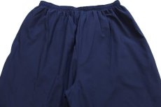 画像5: 16 米軍 U.S.NAVY RUNNING SUIT トレーニング ナイロンパンツ 紺 L/S★03 (5)