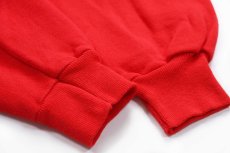 画像6: 80s USA製 Hanes 無地 スウェット 赤 XL★ブランク (6)