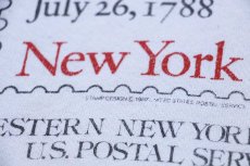 画像4: 80s U.S. POSTAL SERVICE New York ニューヨーク 切手 スウェット 白★USPS (4)