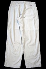 画像3: 90s USA製 ポロ ラルフローレン ツータック コットン チノパン カーキ W36 (3)