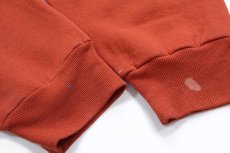 画像6: 90s メキシコ製 RUSSELLラッセル 無地 ペンキ飛び 前V スウェット レンガ XL★ブランク (6)