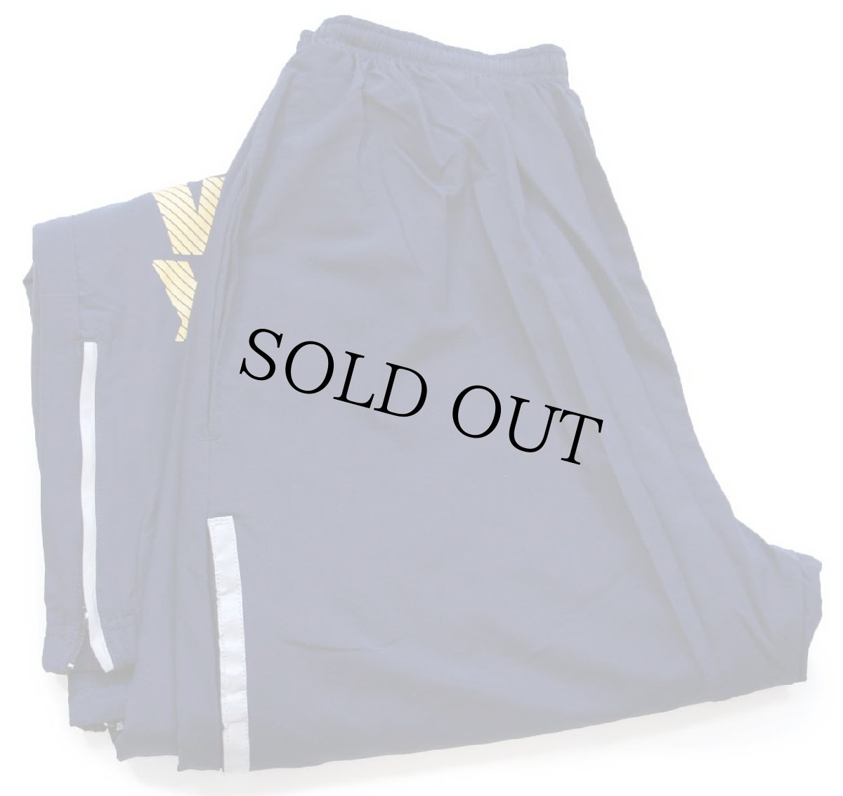 画像1: 16 米軍 U.S.NAVY RUNNING SUIT トレーニング ナイロンパンツ 紺 S/S★01 (1)