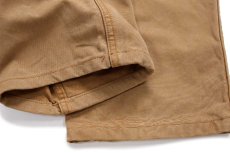 画像9: 00s ポロ ラルフローレン ダブルニー コットン ダック地 ワークパンツ 茶 W38★B (9)
