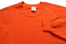 画像3: 80s USA製 JERZEES 無地 スウェット オレンジ 3X★特大 ブランク RUSSELLラッセル (3)