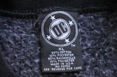 画像4: 90s USA製 DC COMICS スーパーマン ロゴ スウェット 黒 XL (4)