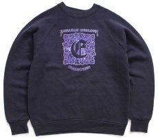 画像1: 80s USA製 HAWAIIAN HEIRLOOM COLLECTION スウェット 黒 フェード M (1)