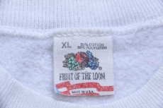 画像5: 80s USA製 CAYMAN ISLANDS 熱帯魚 アート スウェット 白 XL (5)