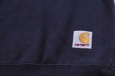 画像5: 00s carharttカーハート 無地 スウェット 黒 フェード 4XL★超特大 ブランク (5)
