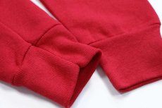 画像6: 90s Tultex パンダ アート スウェット 赤 M (6)