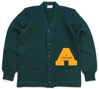 50s IMPERIAL インディアンヘッド パッチ付き ウールニット レタード