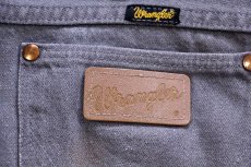 画像6: 90s USA製 Wranglerラングラー 13MWZCG 先染め グレー デニムパンツ W32 L36 (6)