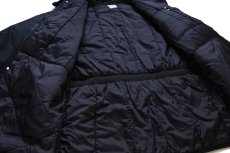 画像6: 90s USA製 RefrigiWear 襟ボア 中綿入り ナイロン ワークジャケット 濃紺 XL (6)