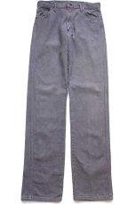 画像2: 90s USA製 Wranglerラングラー 13MWZCG 先染め グレー デニムパンツ W32 L36 (2)