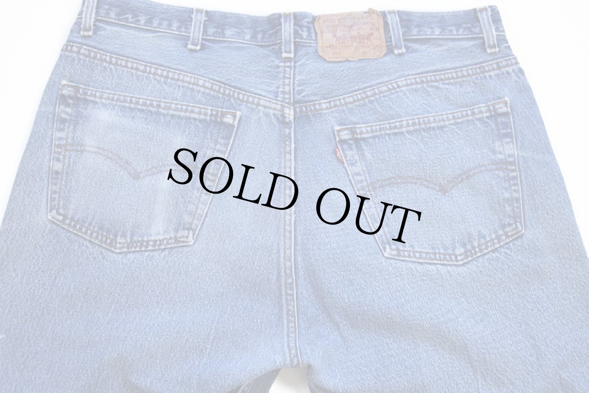 画像5: 80s USA製 Levi'sリーバイス 501 ペンキ飛び デニムパンツ ヒゲ W40 L34★204 (5)