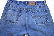 画像5: 80s USA製 Levi'sリーバイス 501 ペンキ飛び デニムパンツ ヒゲ W40 L34★204 (5)