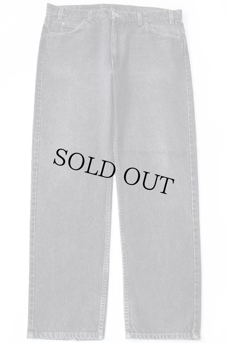 画像2: 90s USA製 Levi'sリーバイス 505 先染め ブラック デニムパンツ W40 L32 (2)