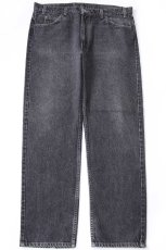 画像2: 90s USA製 Levi'sリーバイス 505 先染め ブラック デニムパンツ W40 L32 (2)