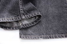 画像8: 90s USA製 Levi'sリーバイス 505 先染め ブラック デニムパンツ W40 L32 (8)