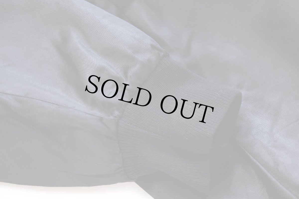 画像6: 90s USA製 Eagle Hose Co. Greenport F.D. fire truck 消防車 刺繍 キルティングライナー ナイロンジャケット 黒 L (6)