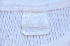 画像5: 80s Sears コットン 半袖サーマルシャツ ナチュラル XL (5)