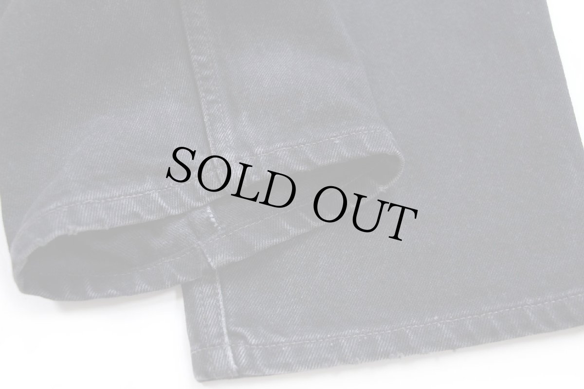 画像8: 90s USA製 Levi'sリーバイス 550 ブラック デニムパンツ W33 L30 (8)