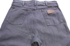 画像5: 90s USA製 Wranglerラングラー 13MWZCG 先染め グレー デニムパンツ W32 L36 (5)