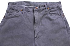 画像4: 90s USA製 Wranglerラングラー 13MWZCG 先染め グレー デニムパンツ W32 L36 (4)
