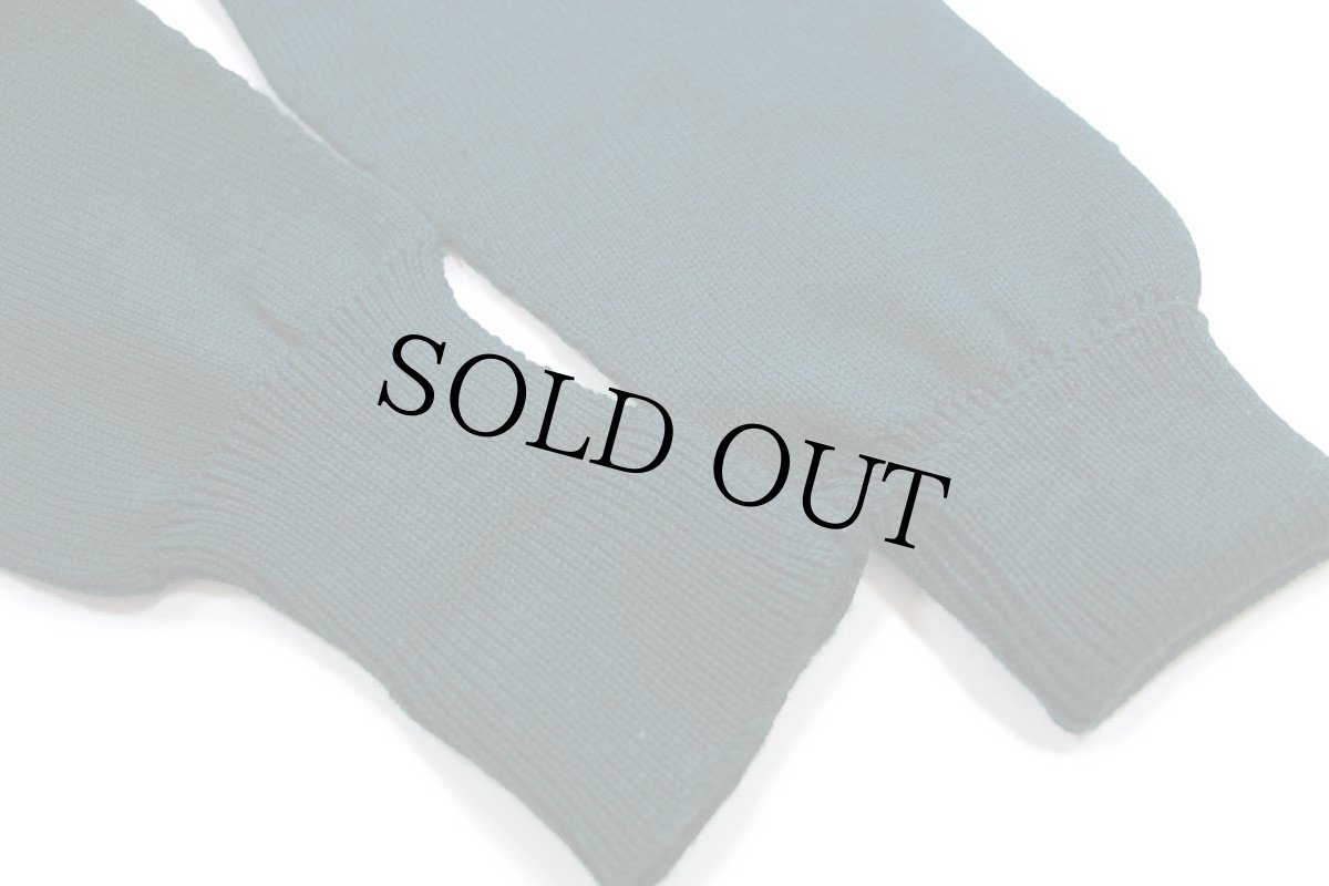 画像6: 50s Stu-Beresford COLORADO パッチ付き ウールニット レタードカーディガン 緑 (6)