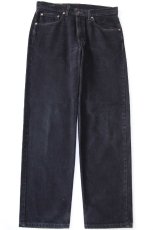 画像2: 90s USA製 Levi'sリーバイス 550 ブラック デニムパンツ W33 L30 (2)