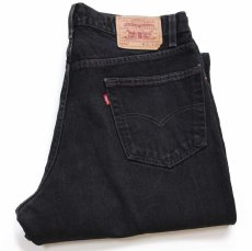 画像1: 90s メキシコ製 Levi'sリーバイス 550 ブラック デニムパンツ W36 L30 (1)
