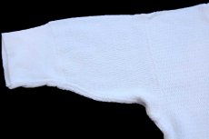 画像6: 80s Sears コットン 半袖サーマルシャツ ナチュラル XL (6)