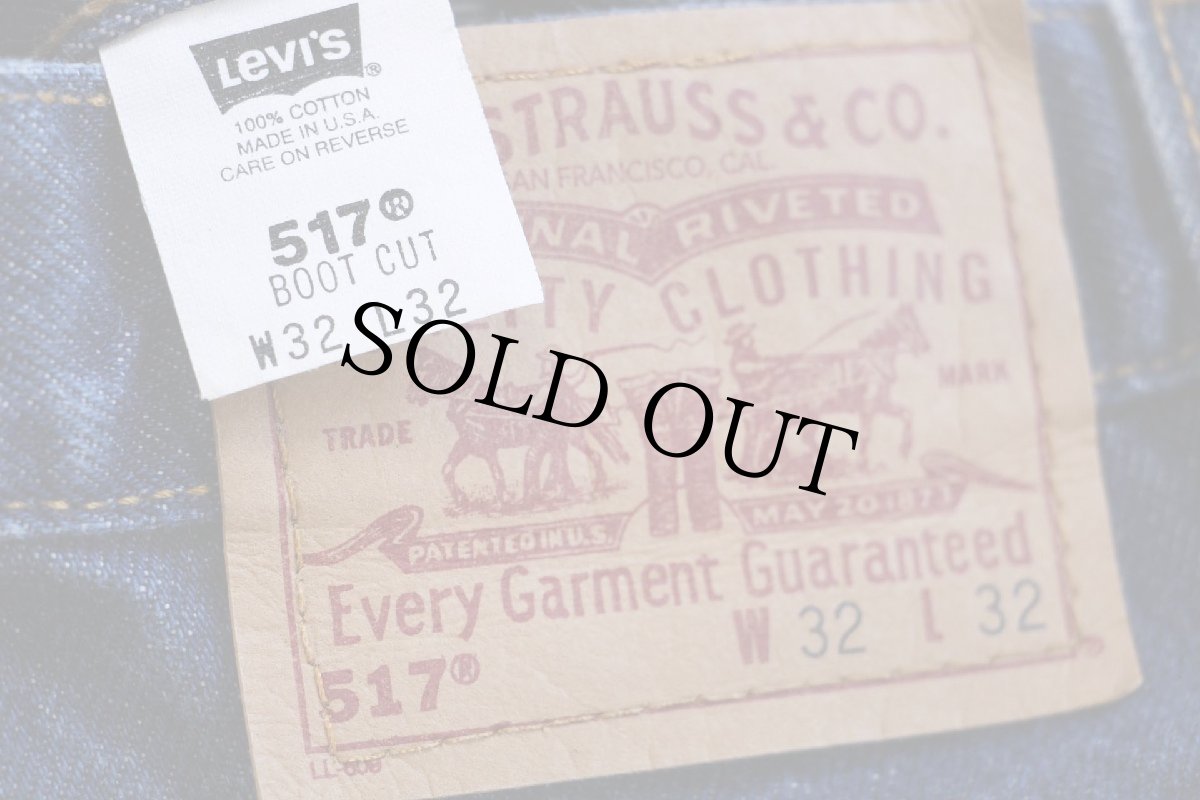 画像6: 90s USA製 Levi'sリーバイス 517 デニムパンツ W32 L32★111 ブーツカット (6)