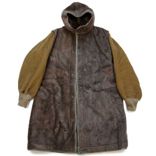 70s Sears ボアライナー ブルースエード ランチコート 40R - Sixpacjoe