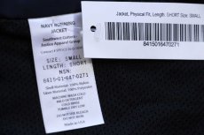 画像5: デッドストック★16 USA製 米軍 U.S.NAVY RUNNING JACKET トレーニング ナイロンジャケット 紺 S/S (5)