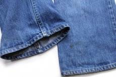 画像8: 80s USA製 Leeリー 200 フレア デニムパンツ ヒゲ W32 L34★ベルボトム ブーツカット (8)